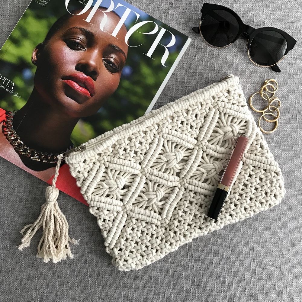 Handmade Macramé Clutch